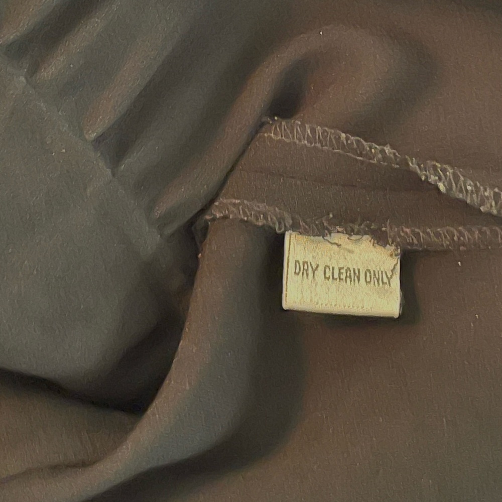 EUC Liz Claiborne Midnight Blue Knee Length Puff Sleeve Dress - Picture 5 of 5
